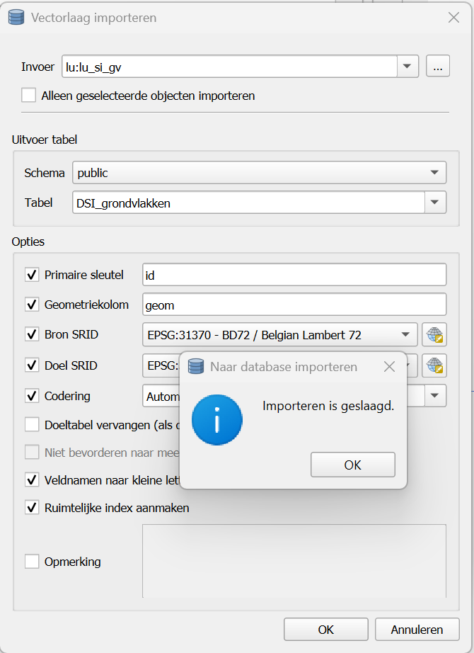 QGIS DB Manager import